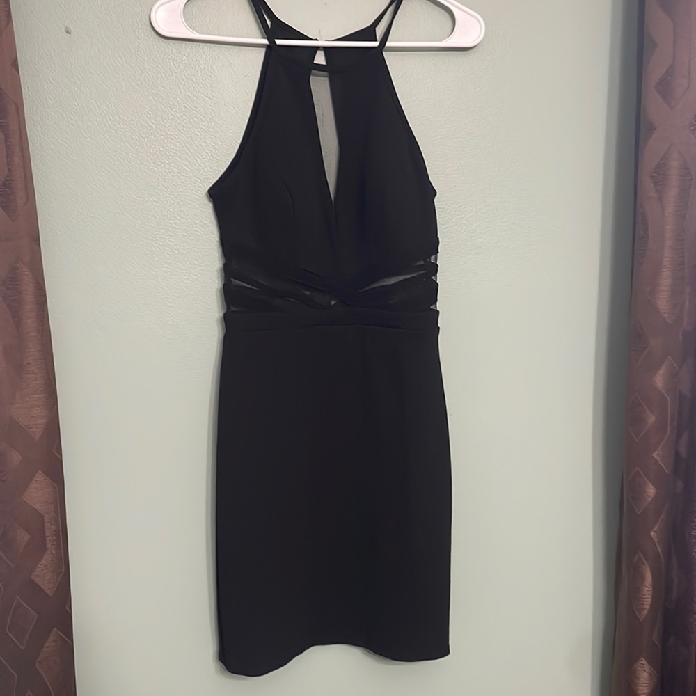 Black Halter Neck Dress